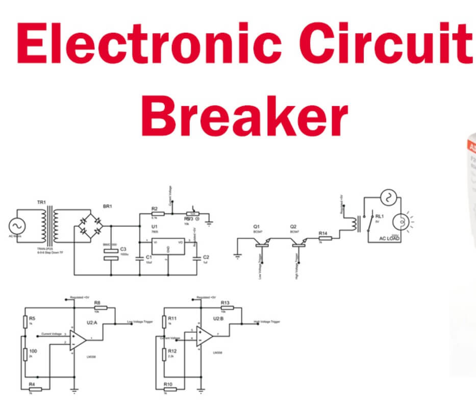 electronic circuit breaker unit